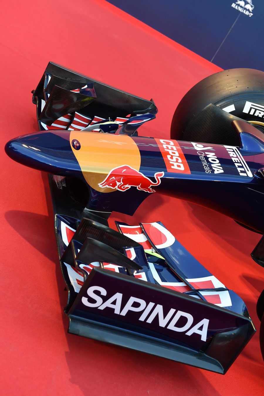 900x1352 The nose and front wing of the Toro Rosso STR10. Toro Rosso photo. ESPN.co.uk