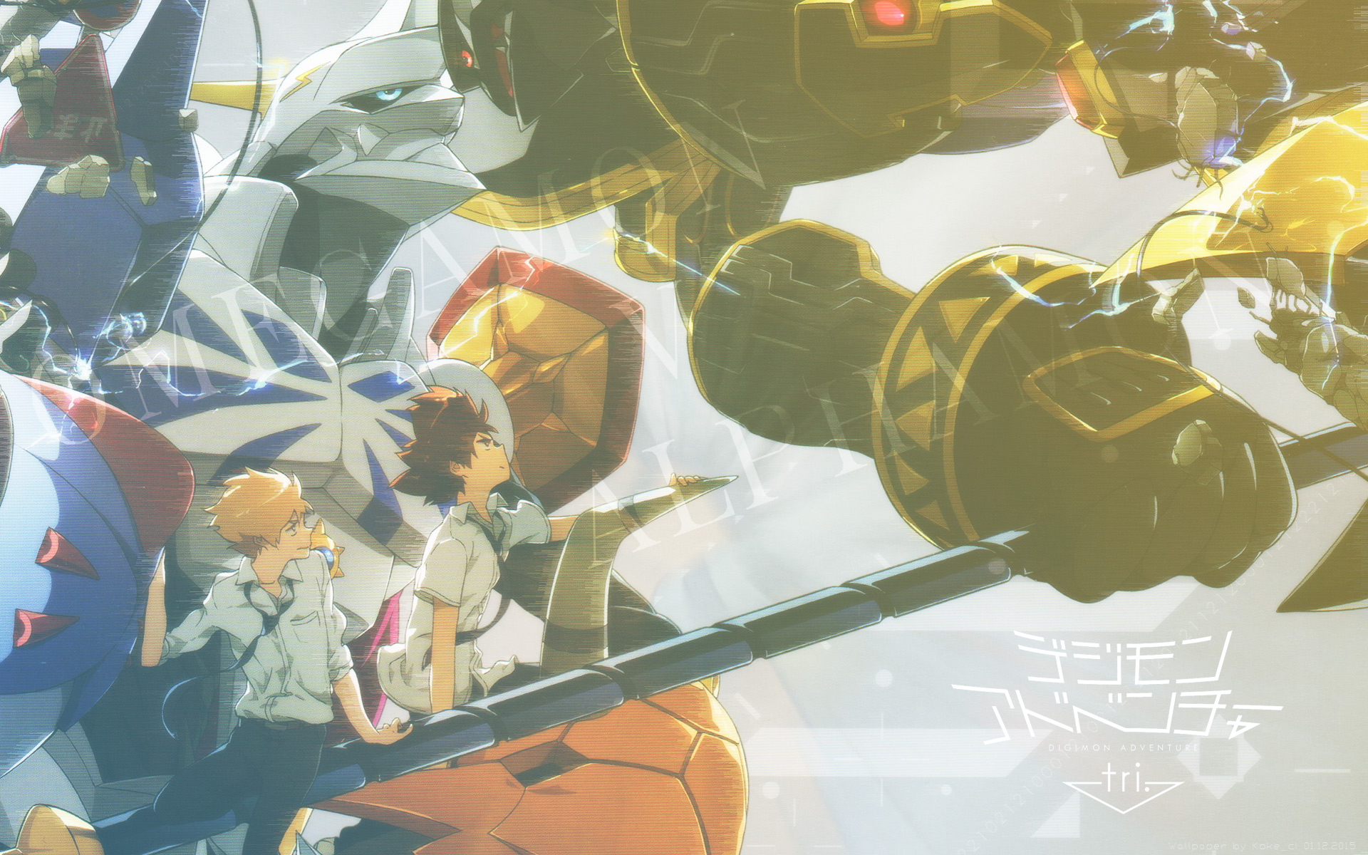 Wallpaper Digimon Adventure Tri 2/3 by kinverlins on DeviantArt