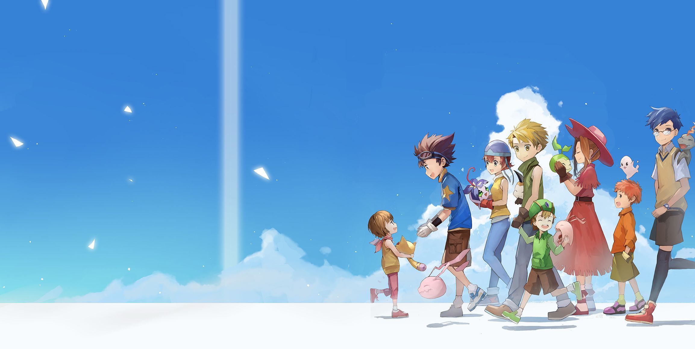 2307x1159 Digimon