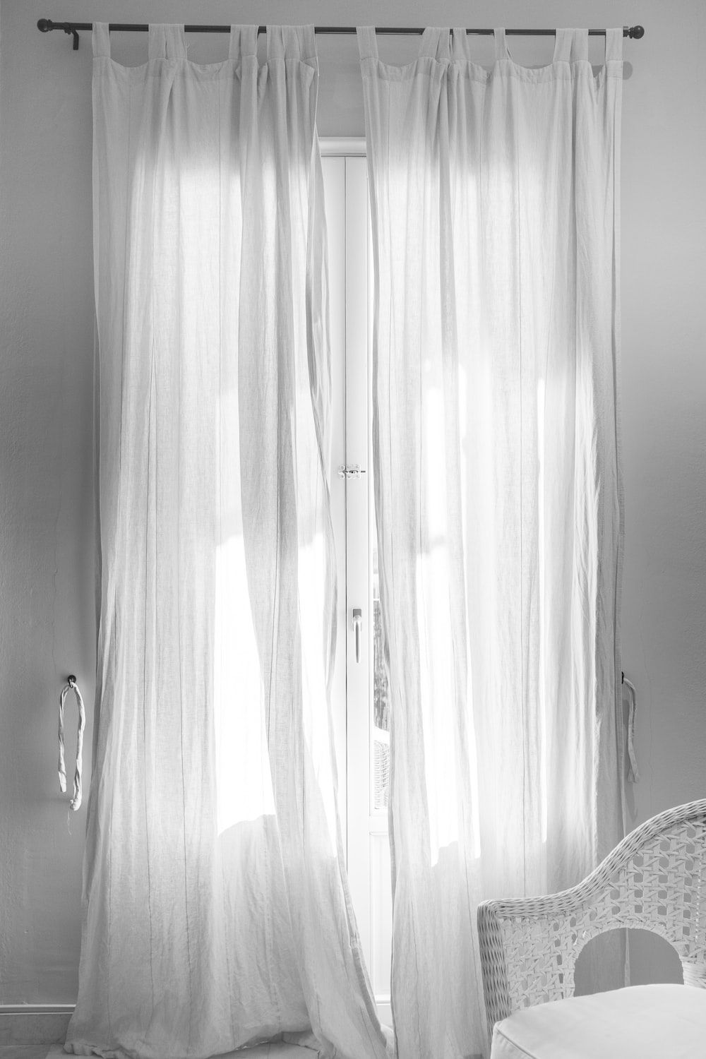 1000x1500 White Curtain Picture. Download Free Image