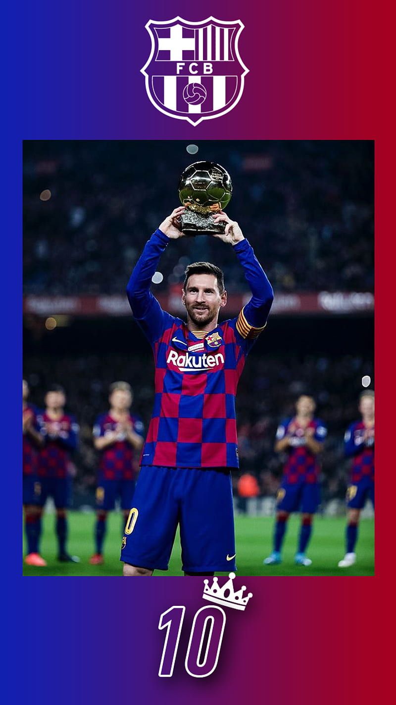800x1422 Messi, ballon d or, barca, barcelona, football, goat, messi messi ballon d or, HD phone wallpaper