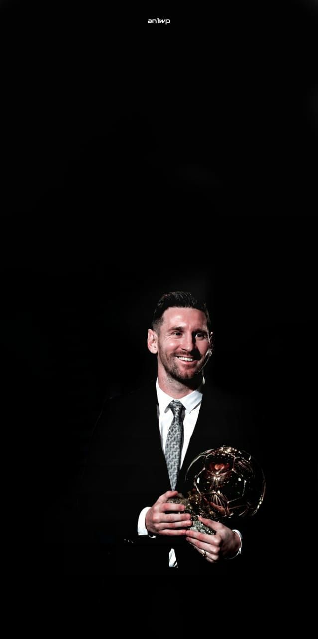 638x1280 Messi with ballon dor. Lionel messi wallpaper, Messi, Lionel messi barcelona