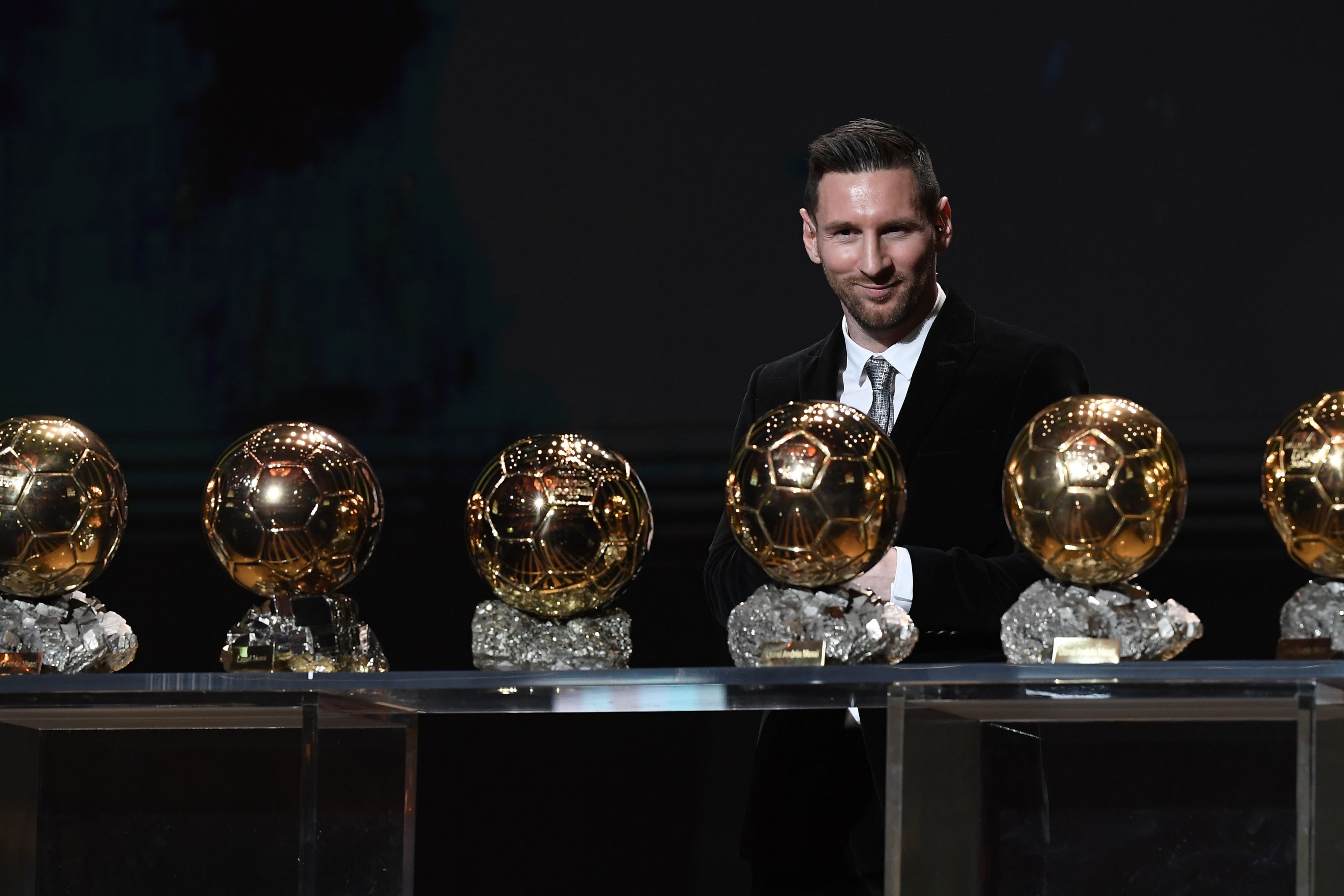 3200x2133 Barcelona's Lionel Messi wins sixth Ballon d'Or award
