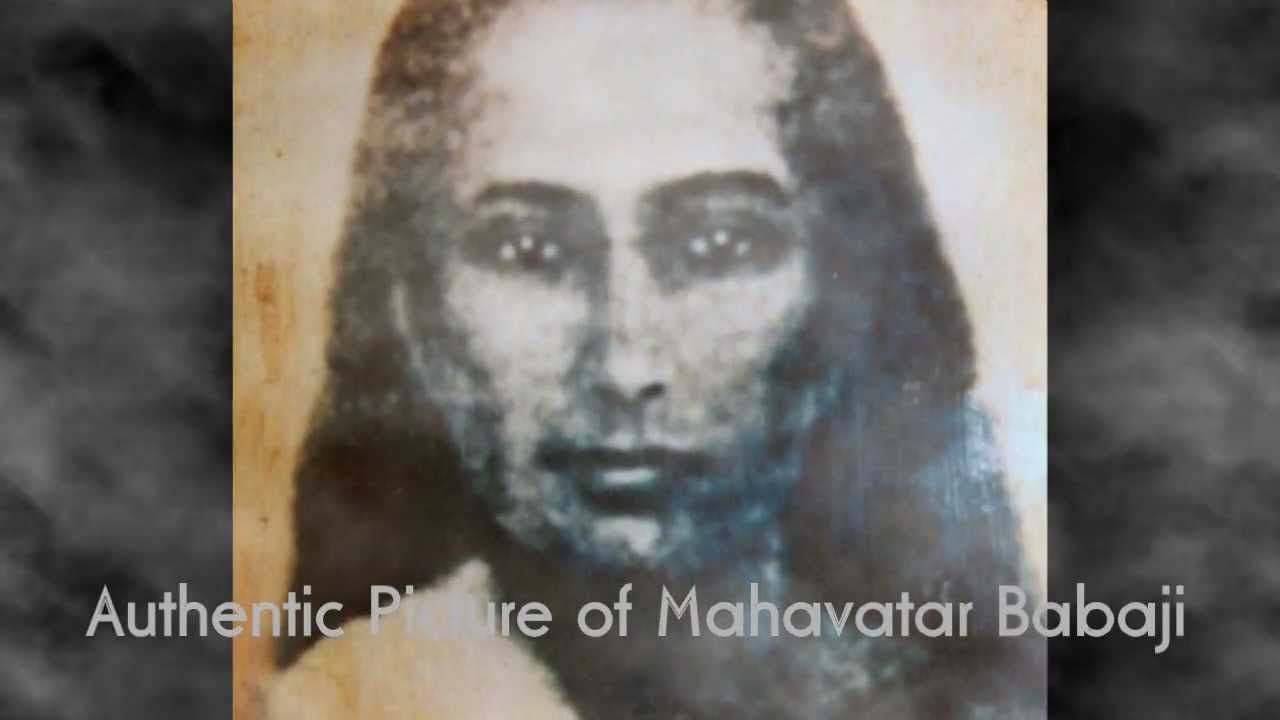 1280x720 Meditation with an authentic photo of Mahavatar Babaji