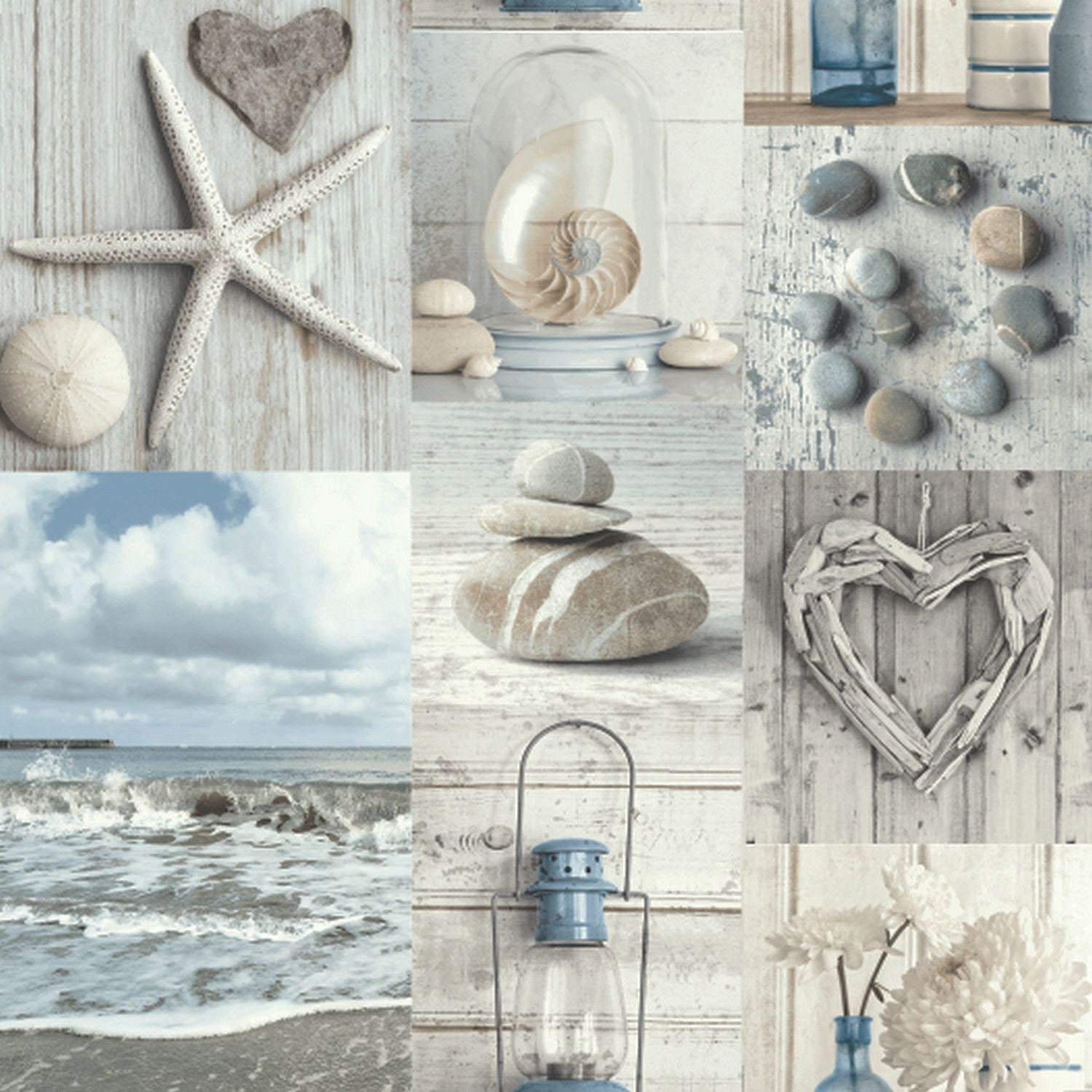 1500x1500 Arthouse Maritime Collage Wallpaper 699000