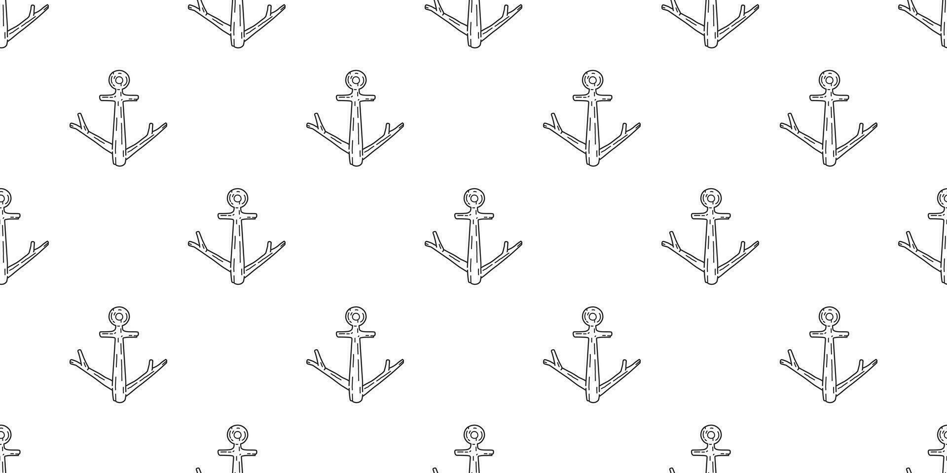 1920x960 Anchor seamless pattern vector boat helm pirate wood scarf isolated maritime Nautical ocean sea tile background repeat wallpaper white