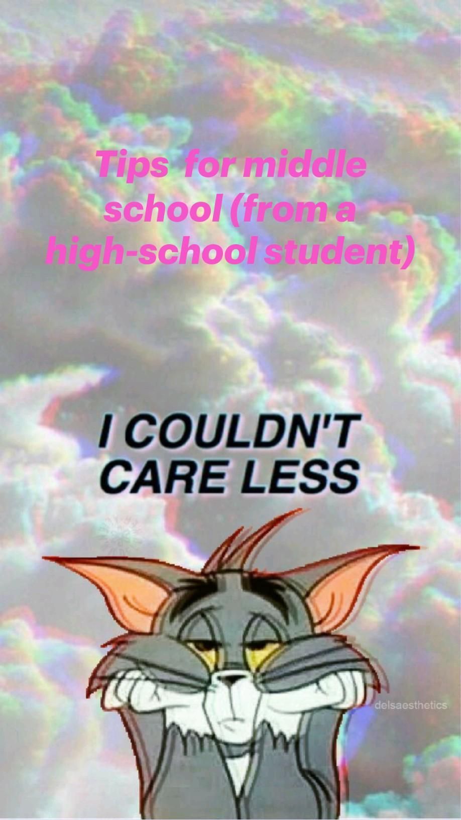 918x1632 Tips For Middle School (from A High School Student). Tom And Jerry Wallpaper, Tom And Jerry, IPhone Wallpaper Vintage Quotes