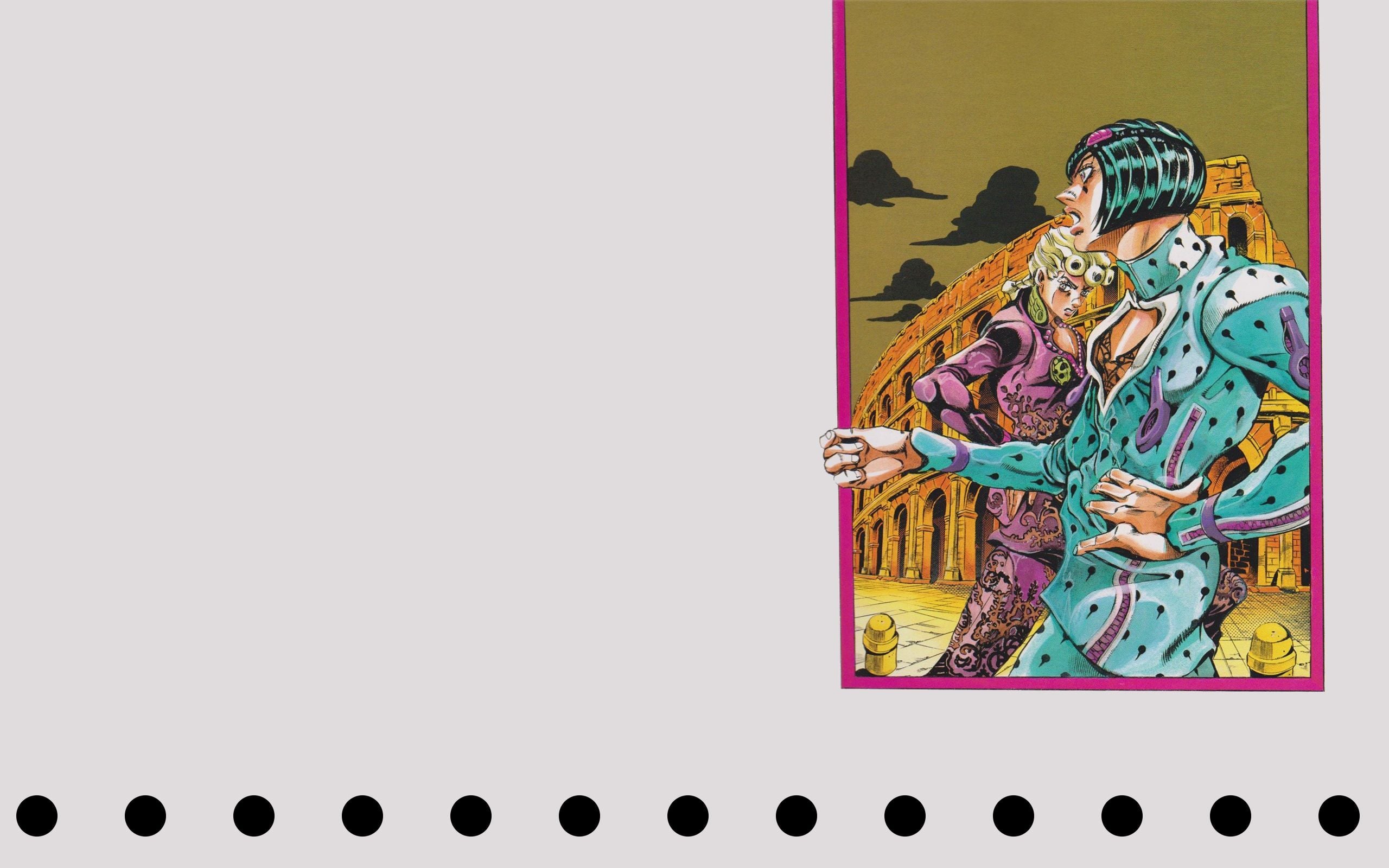 2560x1600 JoJo's Bizarre Adventure, anime, manga, Hirohiko Araki, JoJo's Bizarre Adventure: Golden Wind, Vento Aureo, Giorno Giovanna, Bruno Bucciaratix1600 Wallpaper
