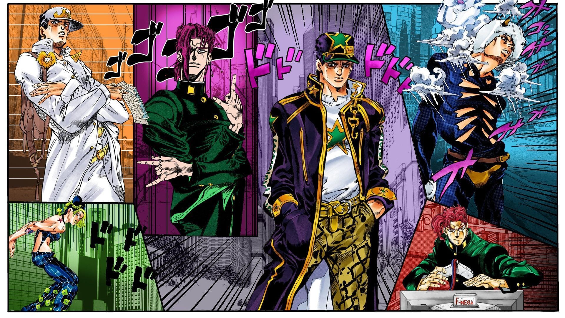 1920x1080 Free download 74 Jojo Wallpaper [1920x1080] for your Desktop, Mobile & Tablet. Explore Vento Aureo Wallpaper