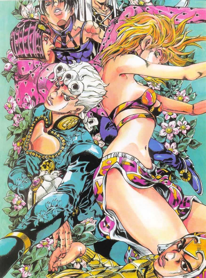 875x1178 Looking for this volume cover of Vento Aureo 63 wallpaper
