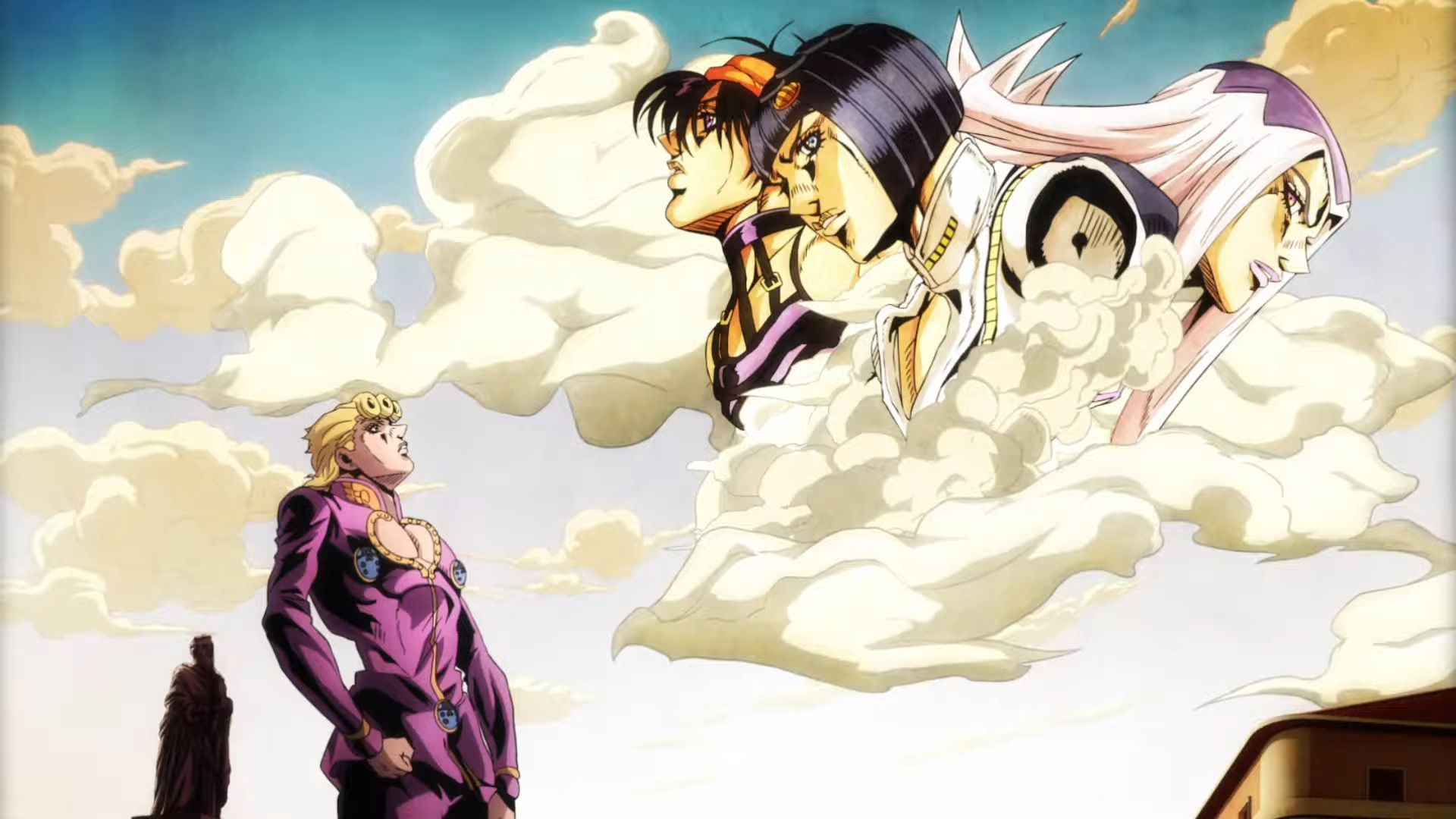 1920x1080 Vento Aureo (Golden Wind) no Kimyou na Bouken Wallpaper by david production Anime Image Board