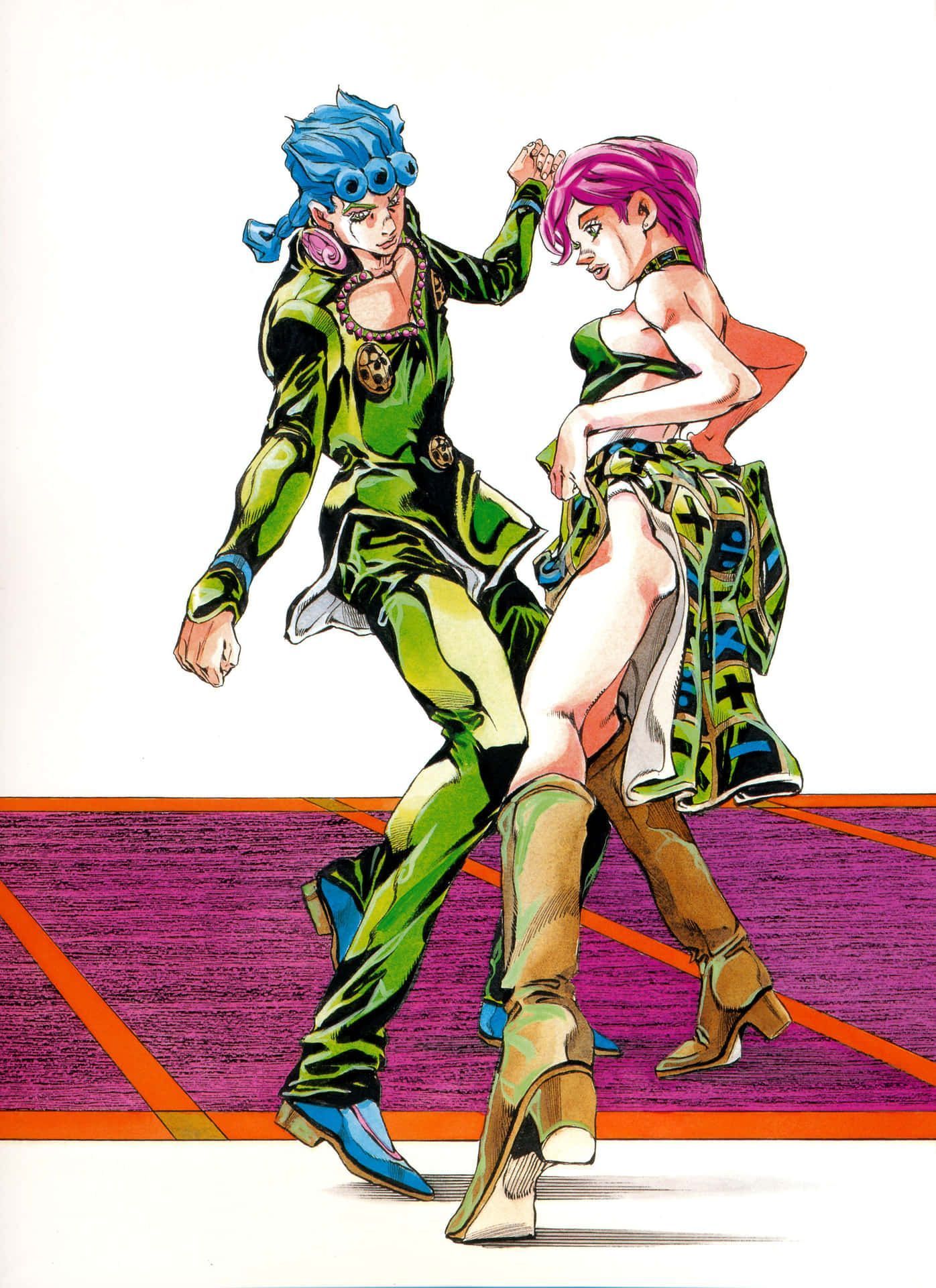 1396x1920 Download Vento Aureo anime series featuring main character Giorno Giovanna Wallpaper