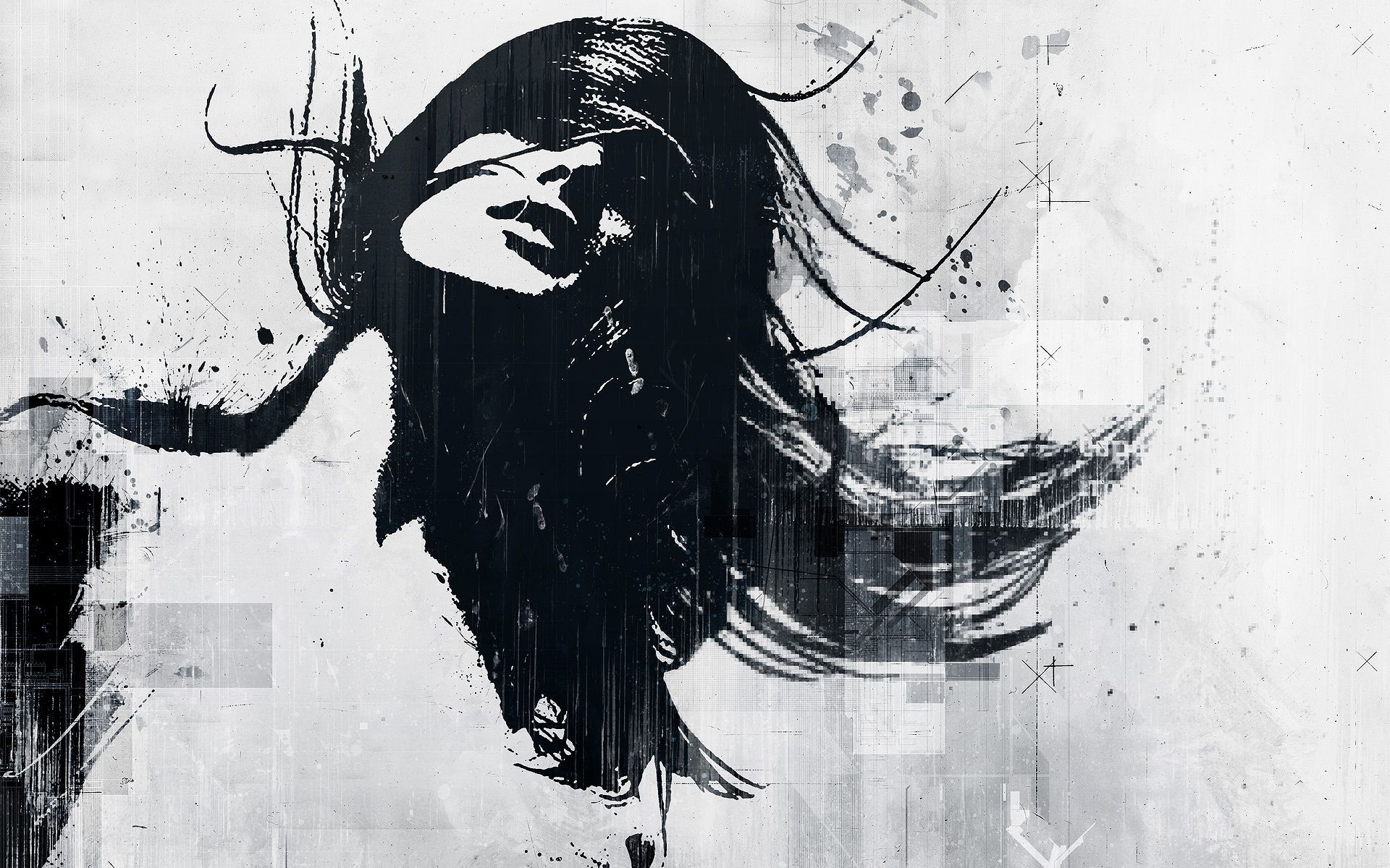 1920x1200 Vector Girl Wallpaper