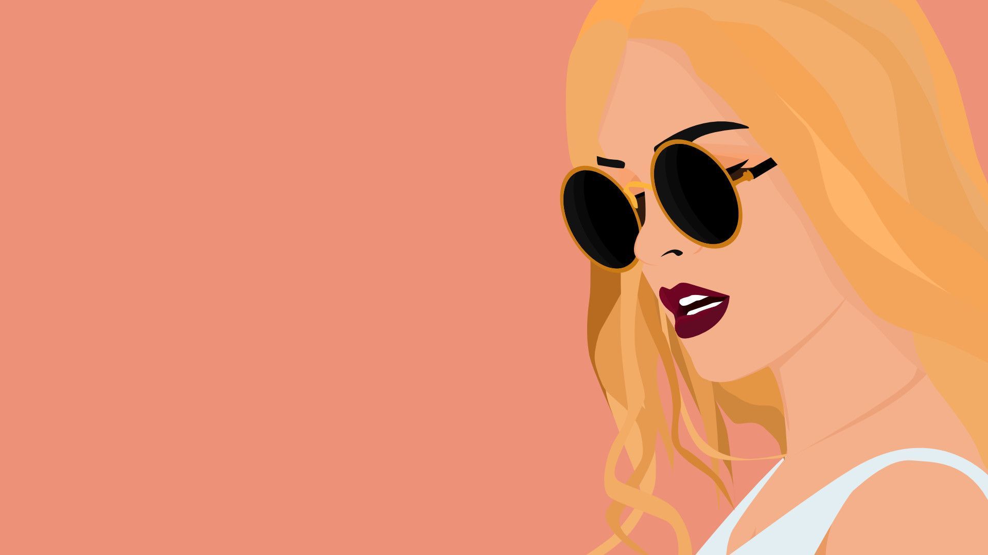 1920x1080 Woman in sunglasses