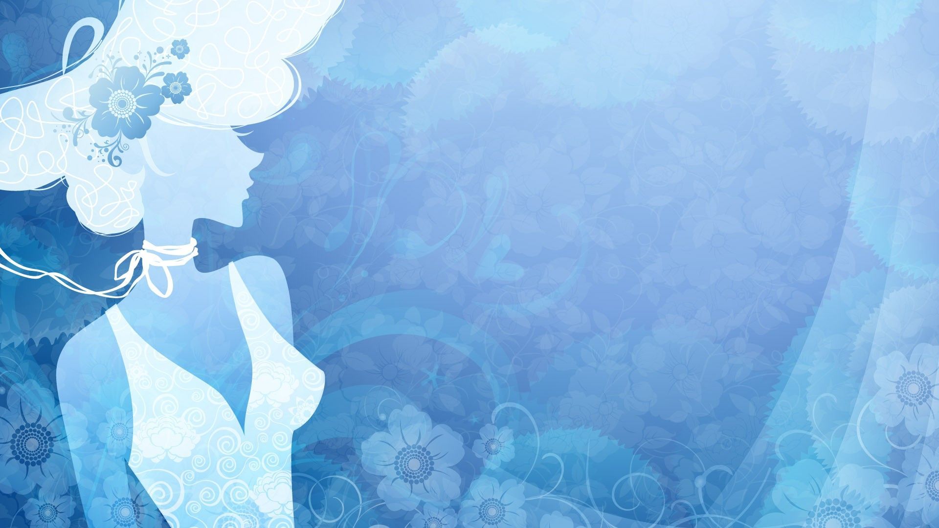 1920x1080 Vector Girl Wallpaper
