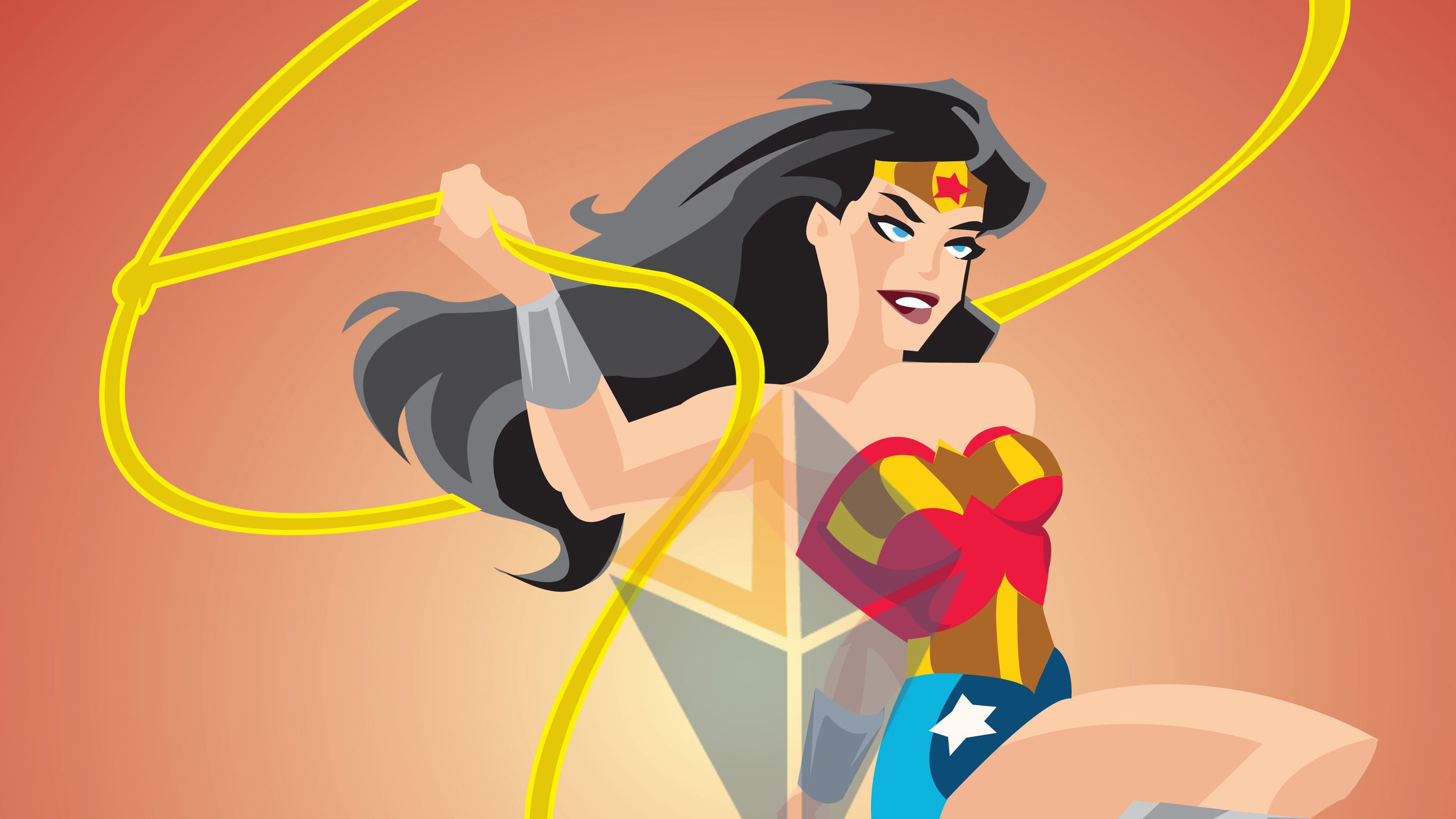 3375x1898 Wonder Woman Vector Art 4k, HD Superheroes, 4k Wallpaper, Image, Background, Photo and Picture