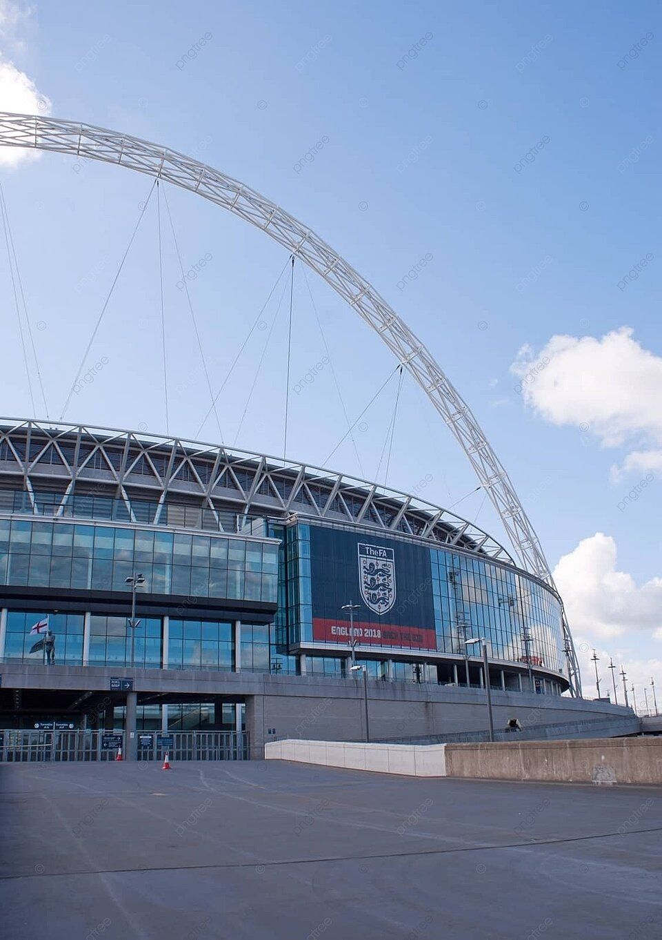 960x1362 Empty Entrance To Wembley Stadium Panoramic Empty London Photo Background And Picture For Free Download