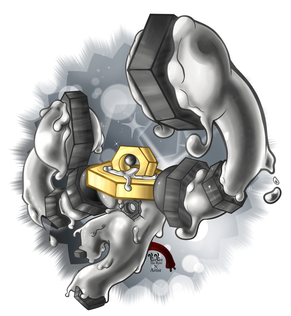 1200x1300 Melmetal Pokemon PNG Isolated Picture