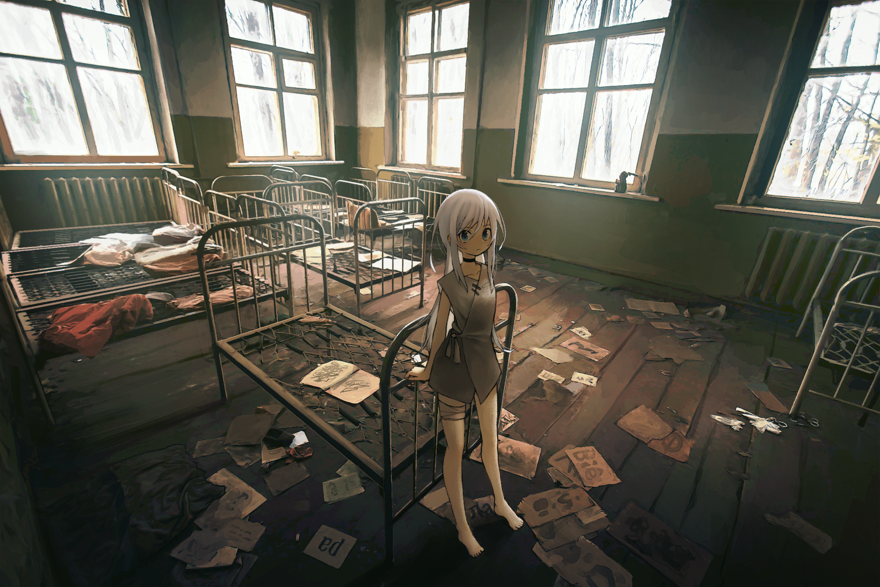 3000x2000 Anime Original HD Wallpaper by 涸れ井戸