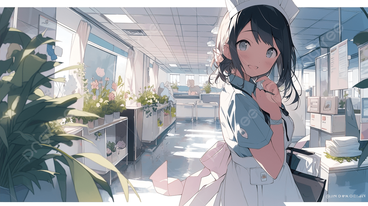 1200x673 The Anime Nurse Is Alone In The Hospital, Nurse Picture Aesthetic, Nurse, Aesthetic Powerpoint Background Image And Wallpaper for Free Download
