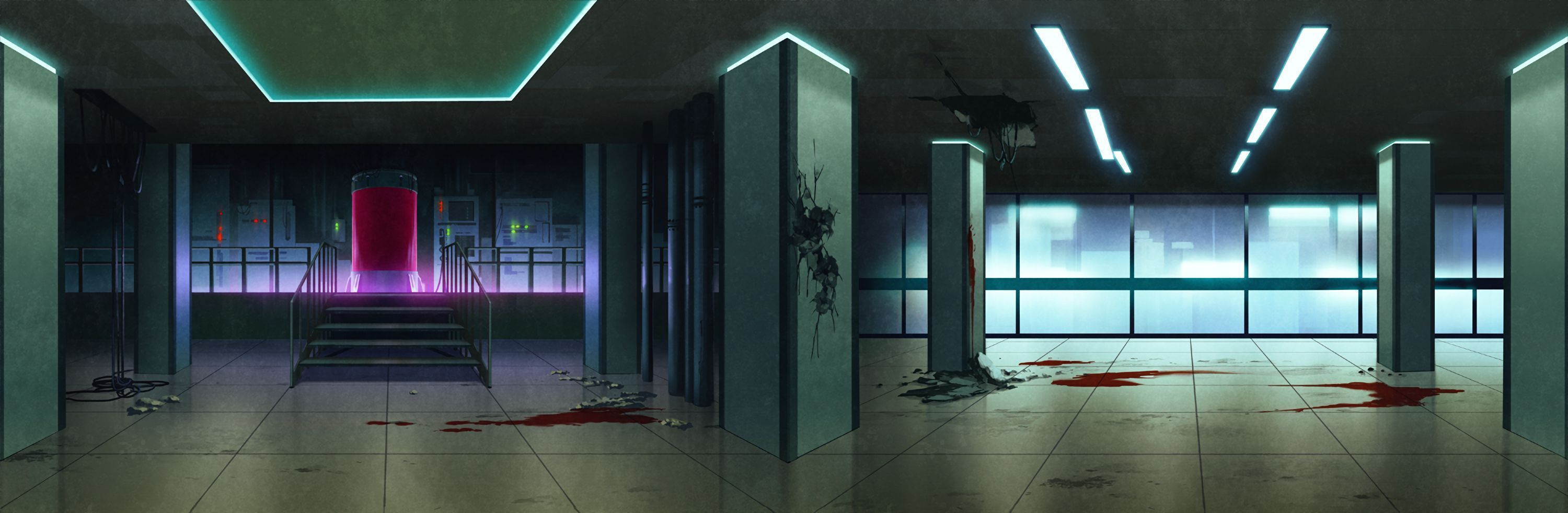 3000x982 HD desktop wallpaper: Anime, Room download free picture