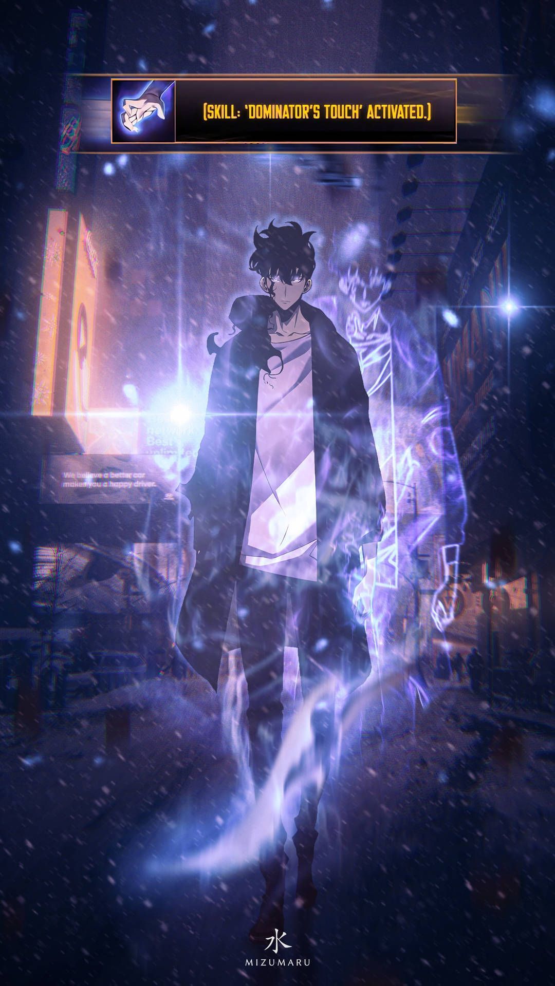 1080x1920 Download Solo Leveling Purple Anime