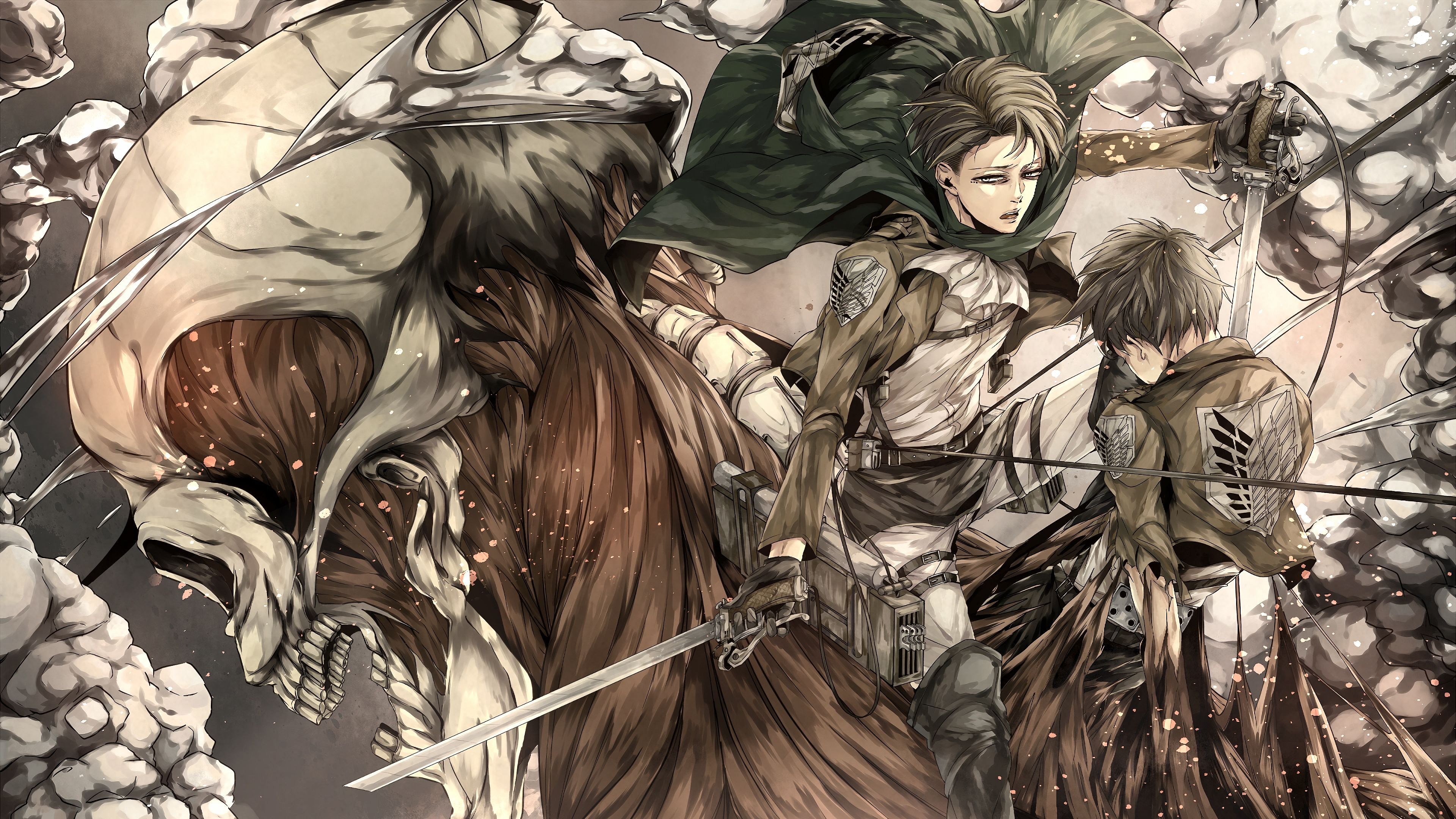 3840x2160 Anime Attack On Titan 4k Ultra HD Wallpaper