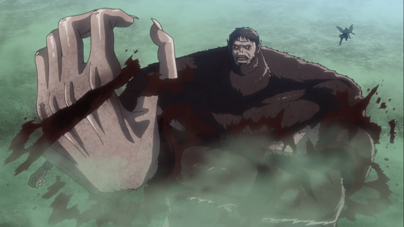 1366x768 Levi Vs Beast Titan Wallpaper