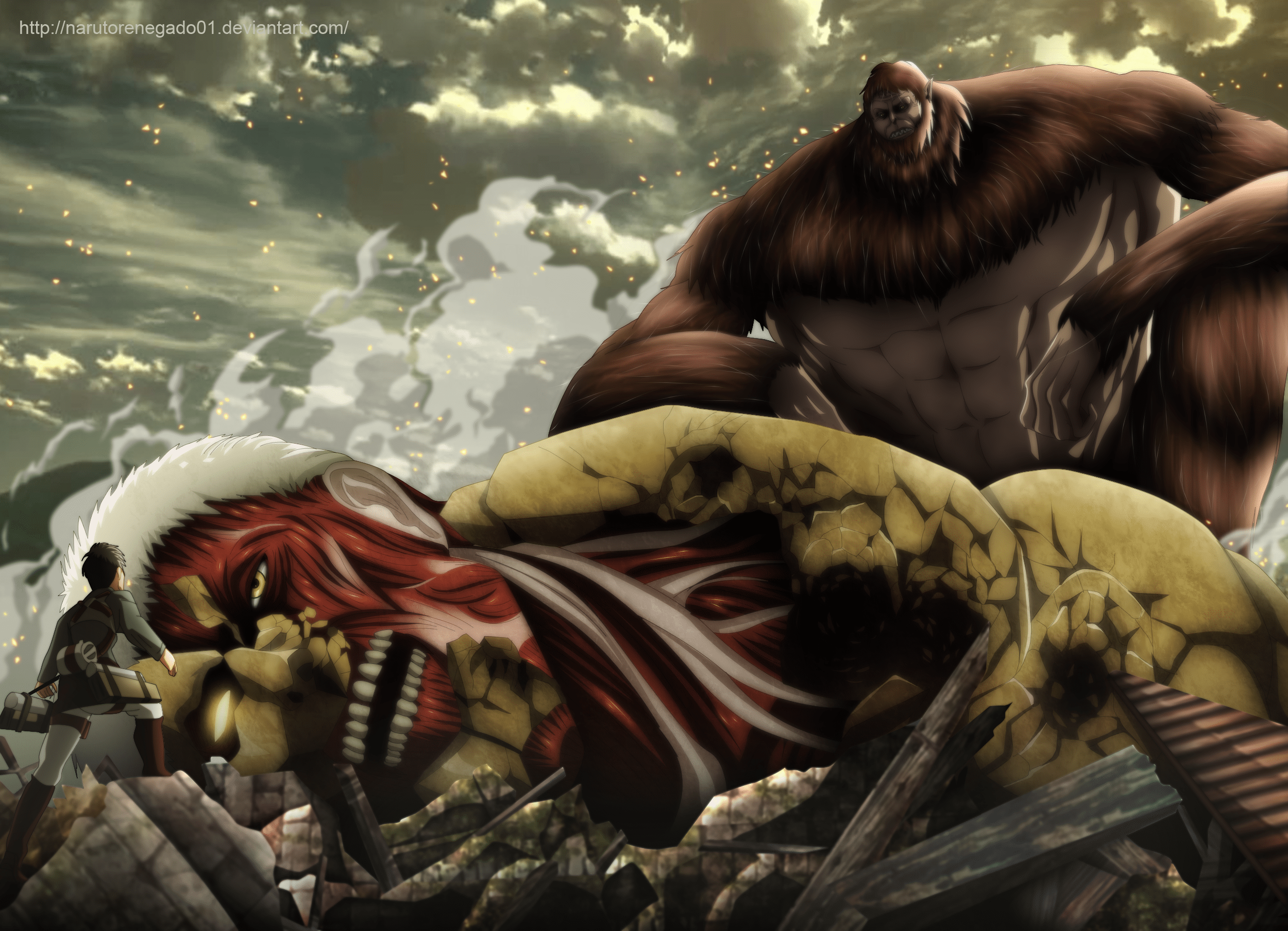 2500x1809 Anime Attack On Titan HD Wallpaper by Salvador Elric Gremory