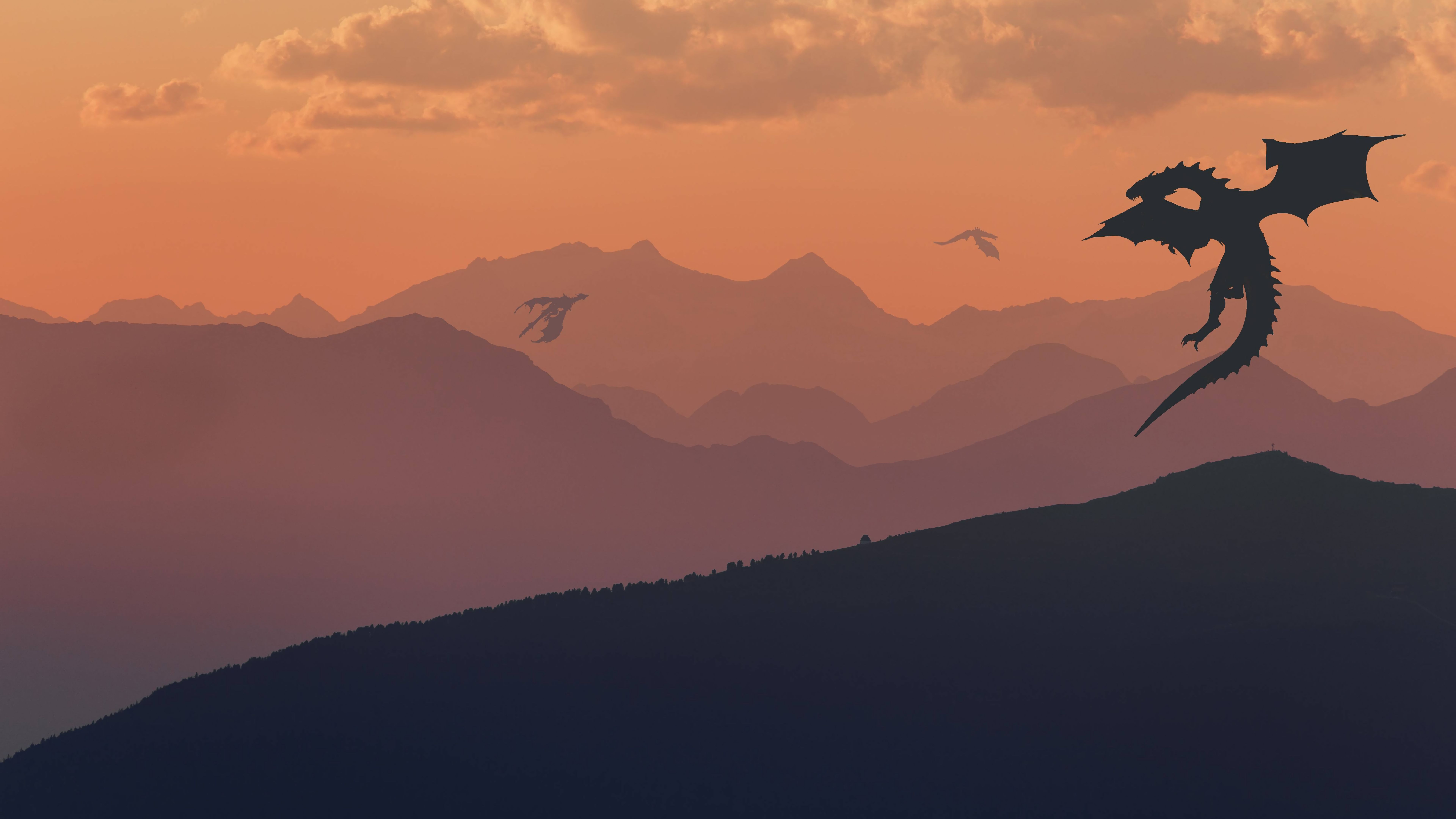 7680x4320 Free download Dragons Fantasy Mountains Landscape Minimalist Digital Art 8K [7680x4320] for your Desktop, Mobile & Tablet. Explore 8k Aesthetic WallpaperK Wallpaper, 8K Wallpaper, Yosemite 8K Wallpaper