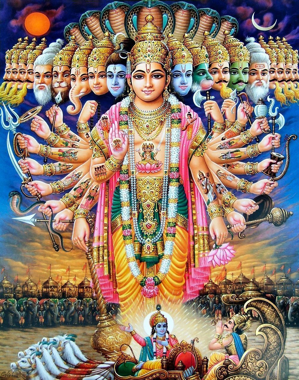 1002x1273 Krishna. Krishna Virat Roop. Vishu Deva. Narayan. God. Bhakti Wallpaper Download