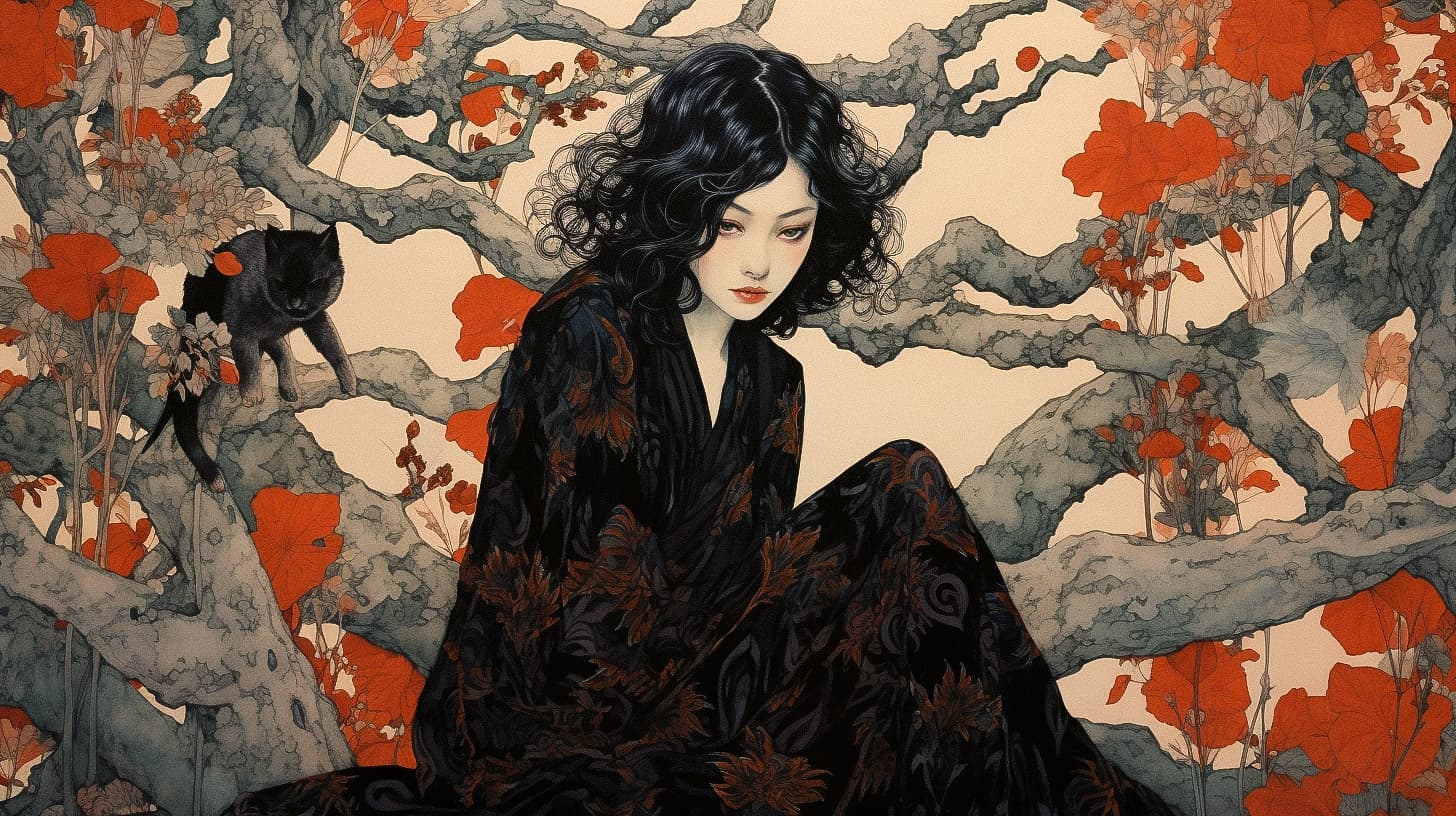 1456x816 Takato Yamamoto Midjourney style. Andrei Kovalev's Midlibrary 2.0