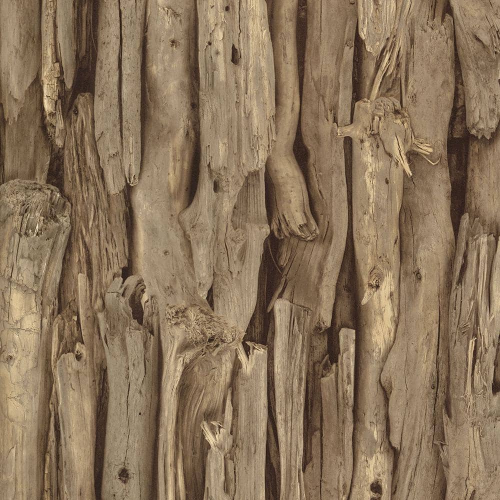 1000x1000 Advantage Olympic Brown Driftwood Paper Strippable Roll (Covers 56.4 Sq. Ft.) 2774 473216 Home Depot