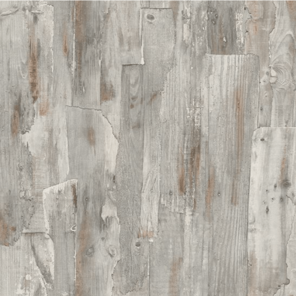 1000x1000 Distressed Wood Wallpaper Driftwood Grey