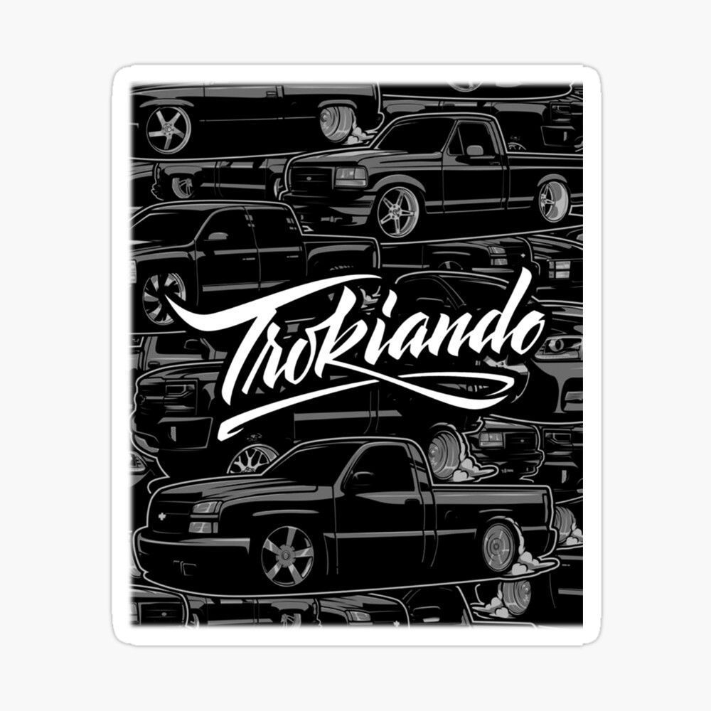 1000x1000 Trokiando logo mexican Poster