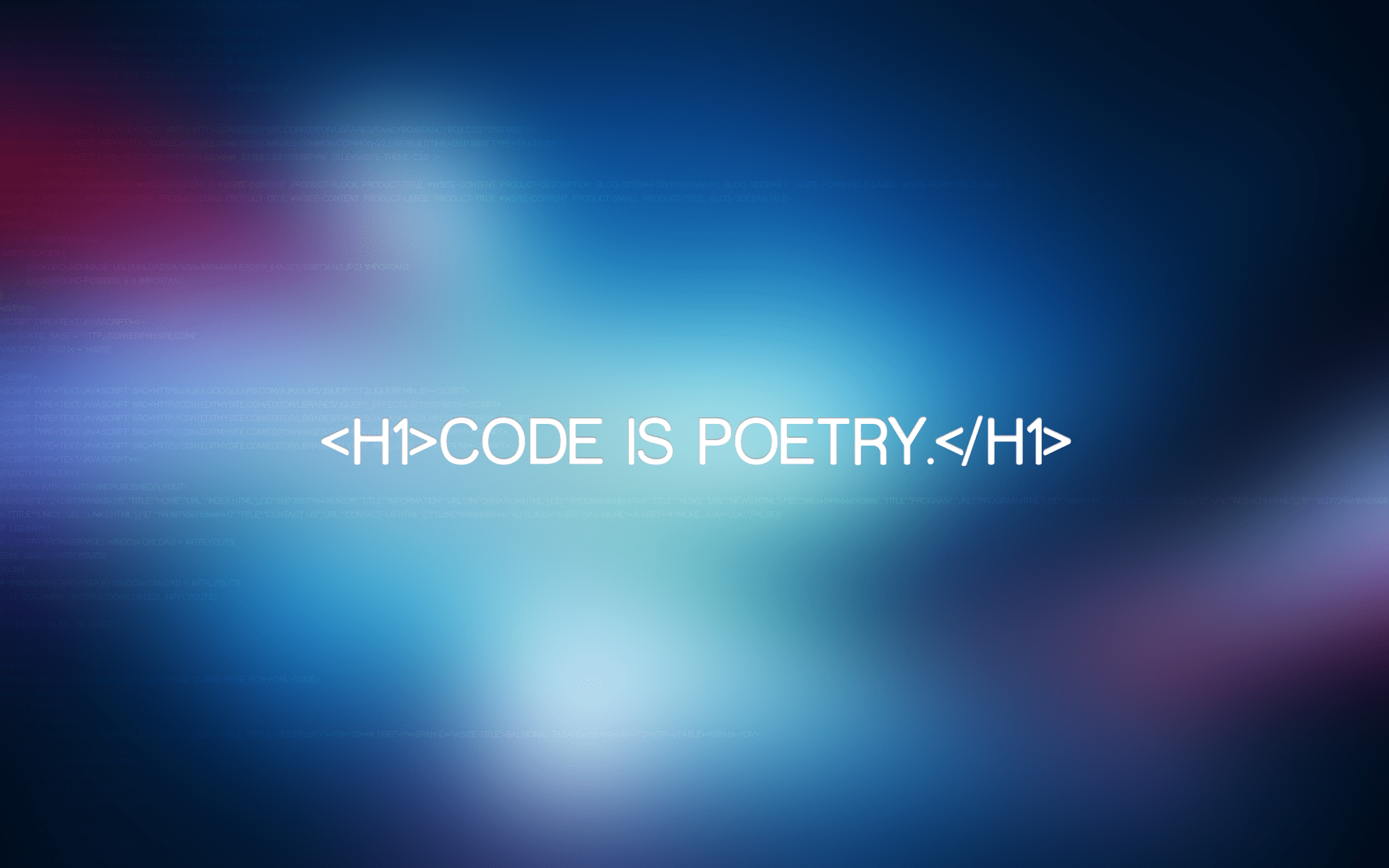 1920x1200 Code is Poetry: Stunning HD Tech & Programming Wallpaper