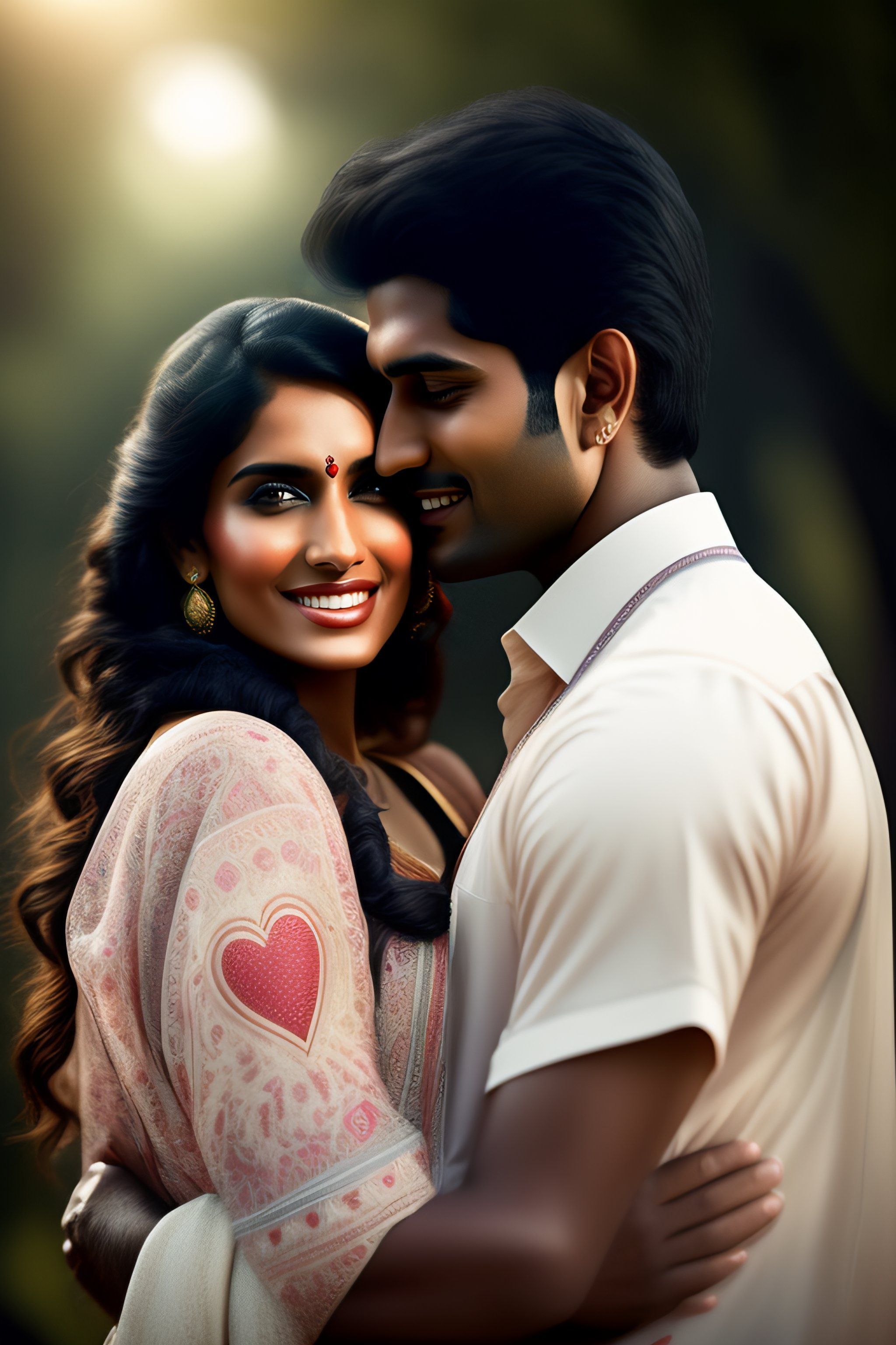 2048x3072 Lexica life HD portrait where an Indian guy is in love and is pulling their heart out