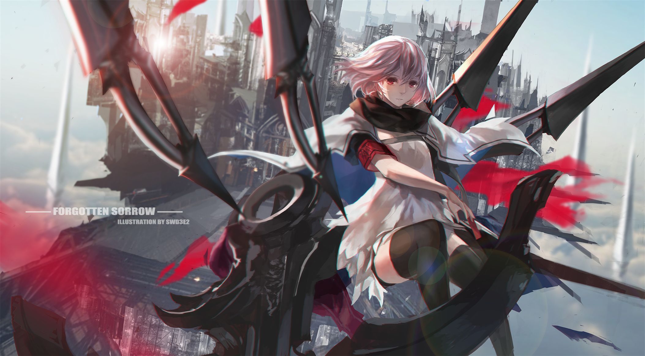 2107x1162 Paradise (Pixiv Fantasia), Wallpaper Anime Image Board