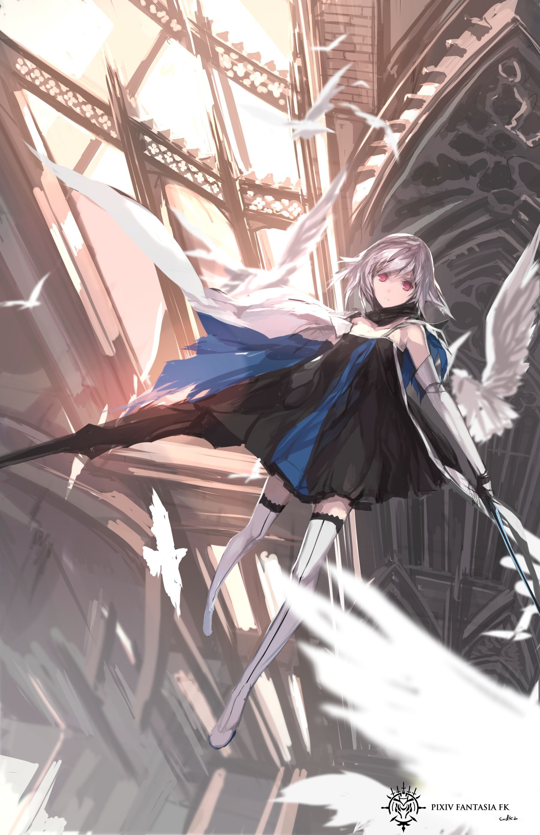 1800x2783 Paradise (Pixiv Fantasia), Mobile Wallpaper Anime Image Board