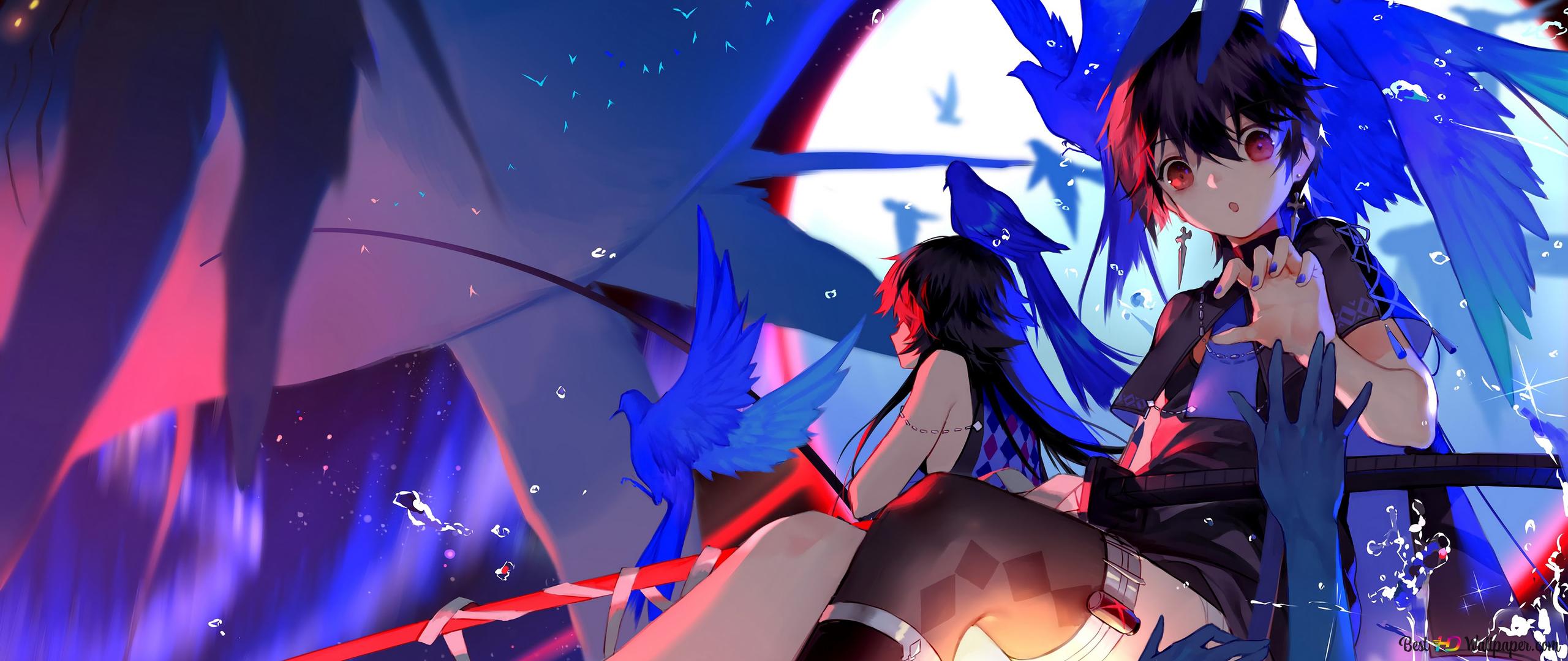 2560x1080 Pixiv Fantasia Anime 4K wallpaper download