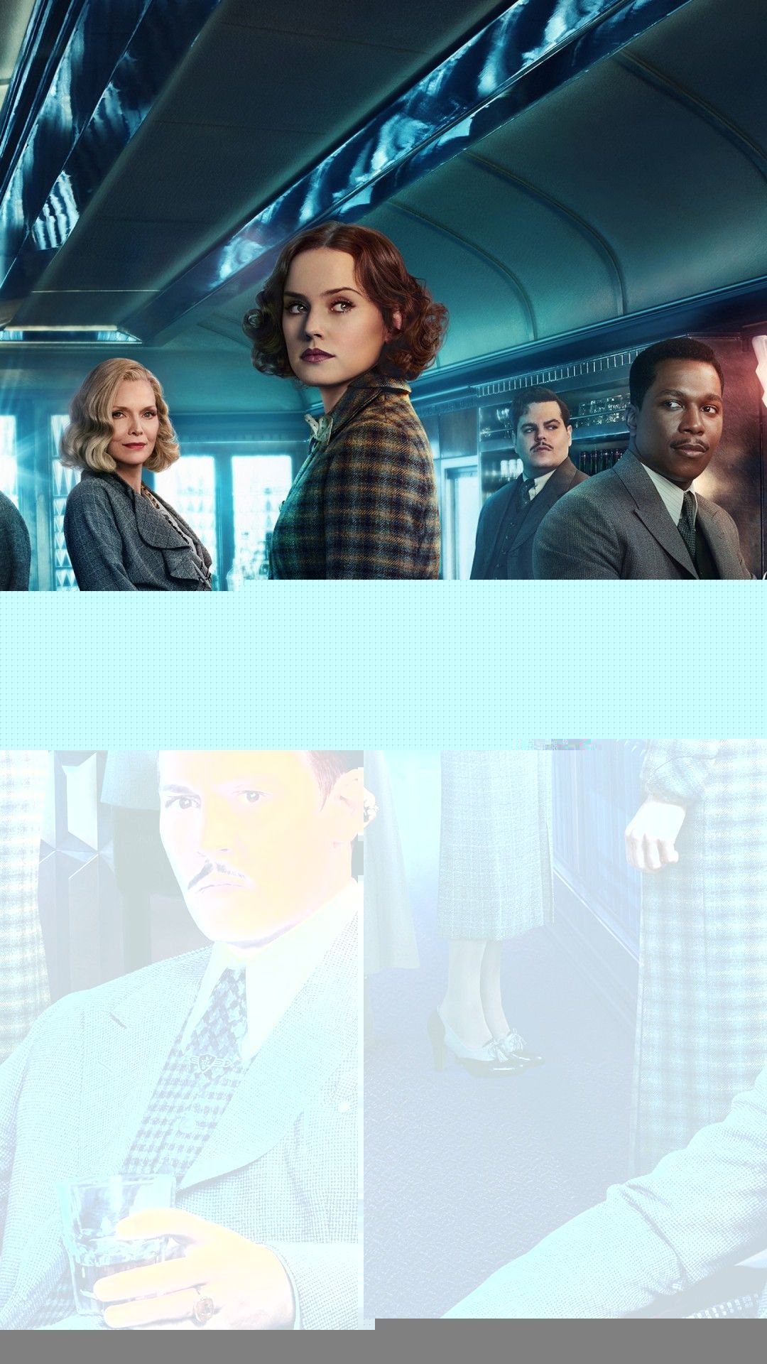 1080x1920 Wallpaper Murder on the Orient Express, Johnny Depp, Daisy Ridley, Penelope Cruz, Michelle Pfeiffer, 5k, Movies