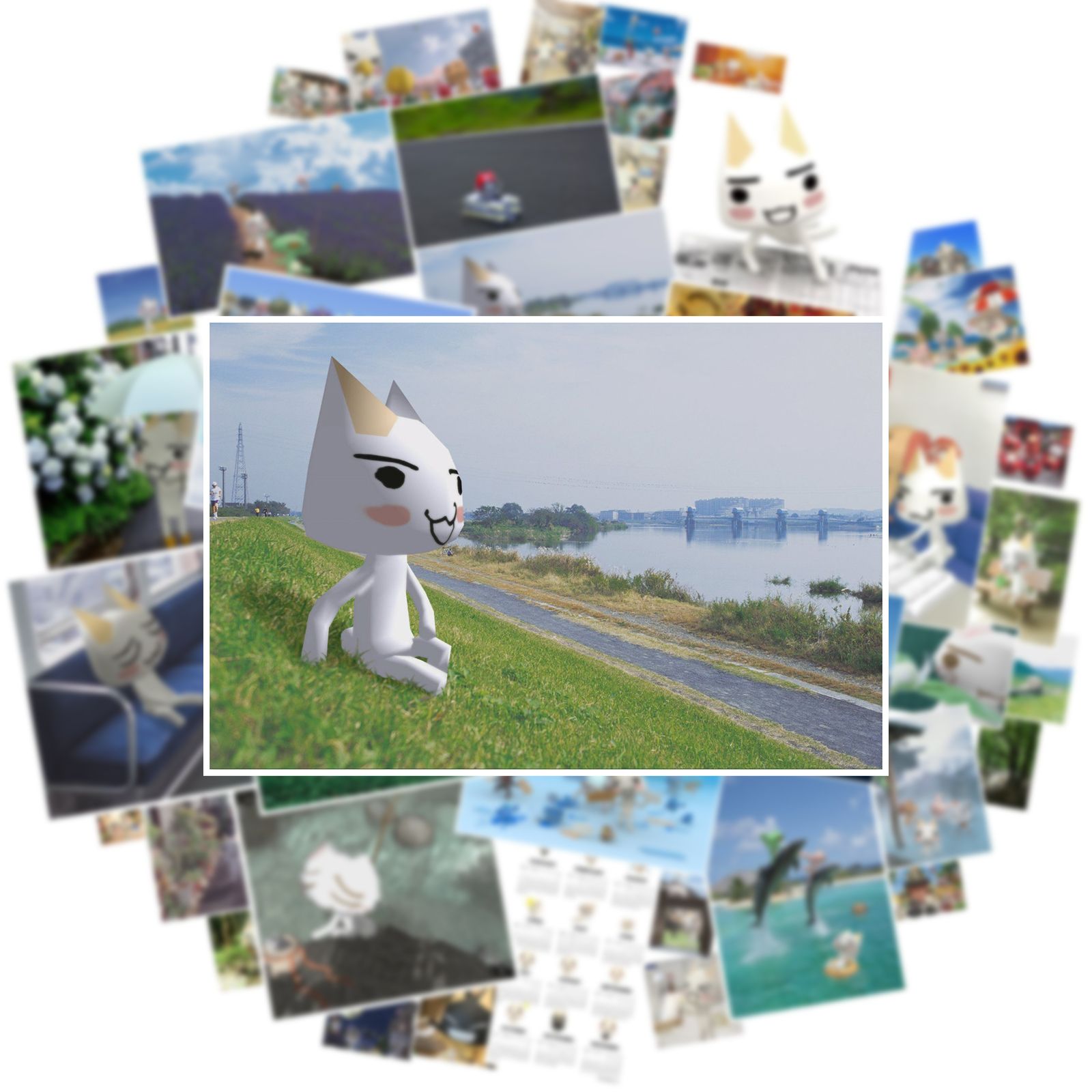 1600x1600 100PCS Toro Inoue Cat Kawaii Stickers Waterproof Catoon Aesthetic Decals For Diary Scrapbook Phone Luggage Laptop Kids Toy