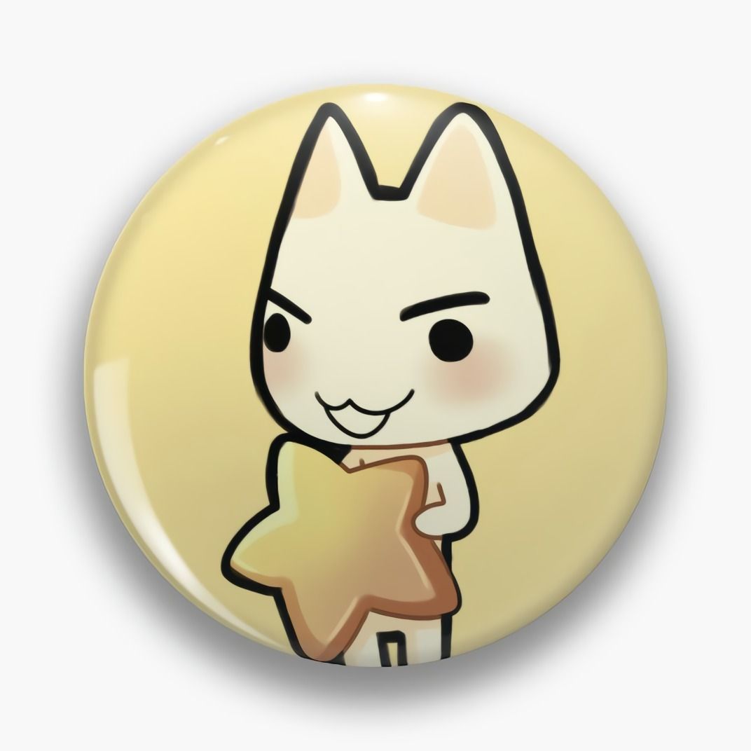 1072x1072 Toro Inoue Cat Kawaii Badge Soft Button Lapel Anime Pin Decor Brooch Jewelry Decoration Gift 58mm