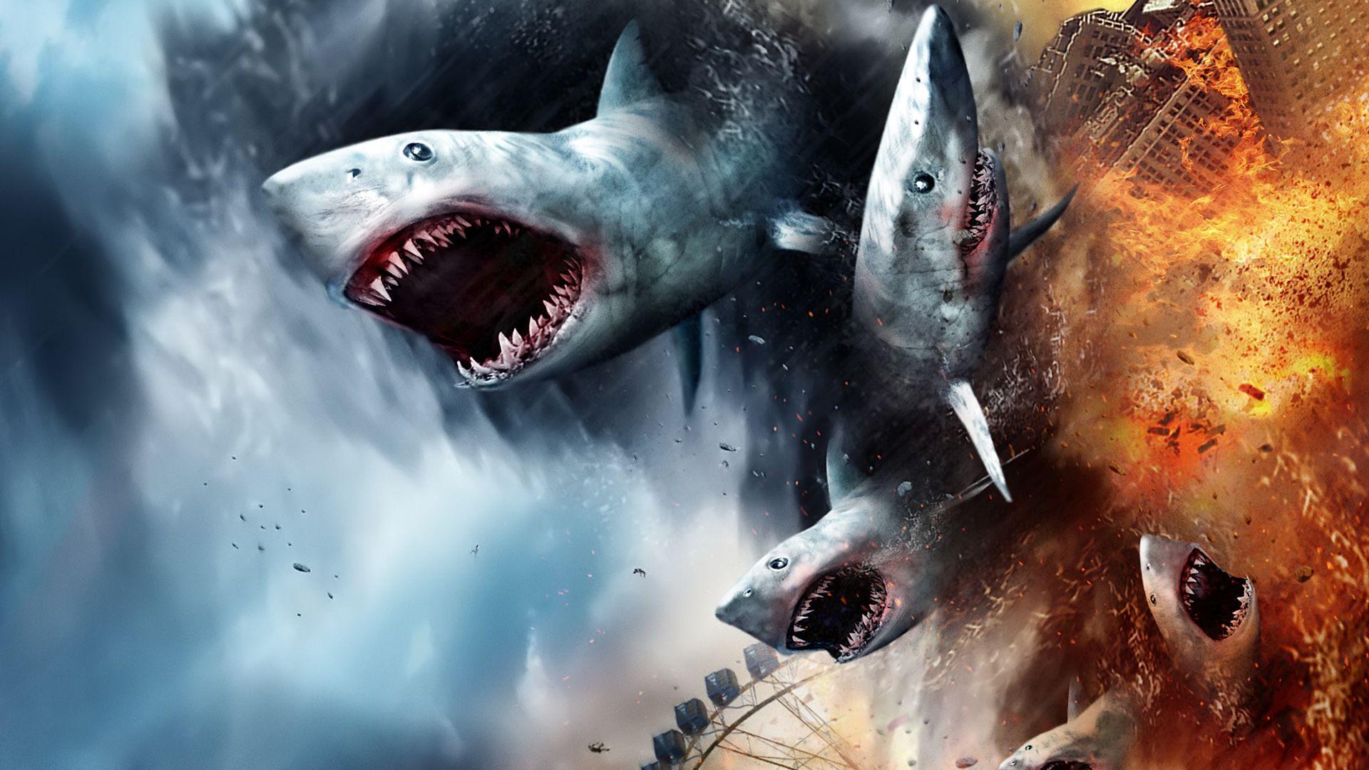 1920x1080 Deep Sea Sharknado