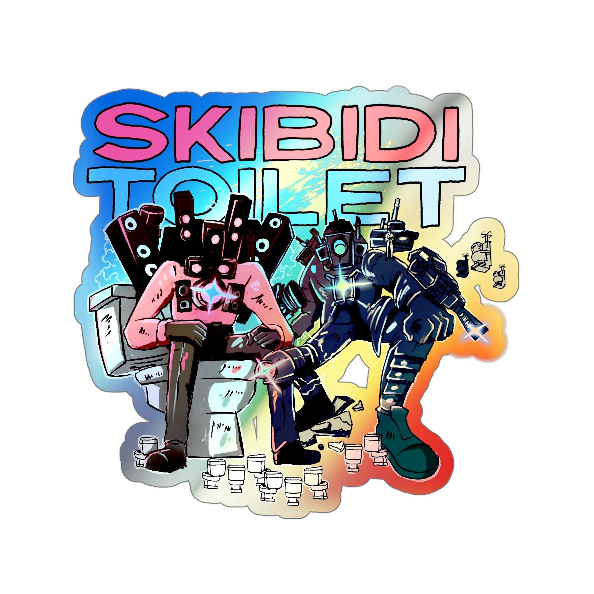 2048x2048 RNB Juice Holographic Sticker