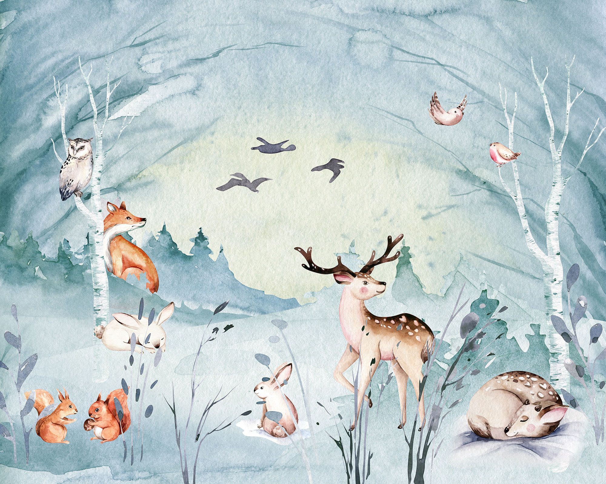 2000x1598 Animal Sleepover
