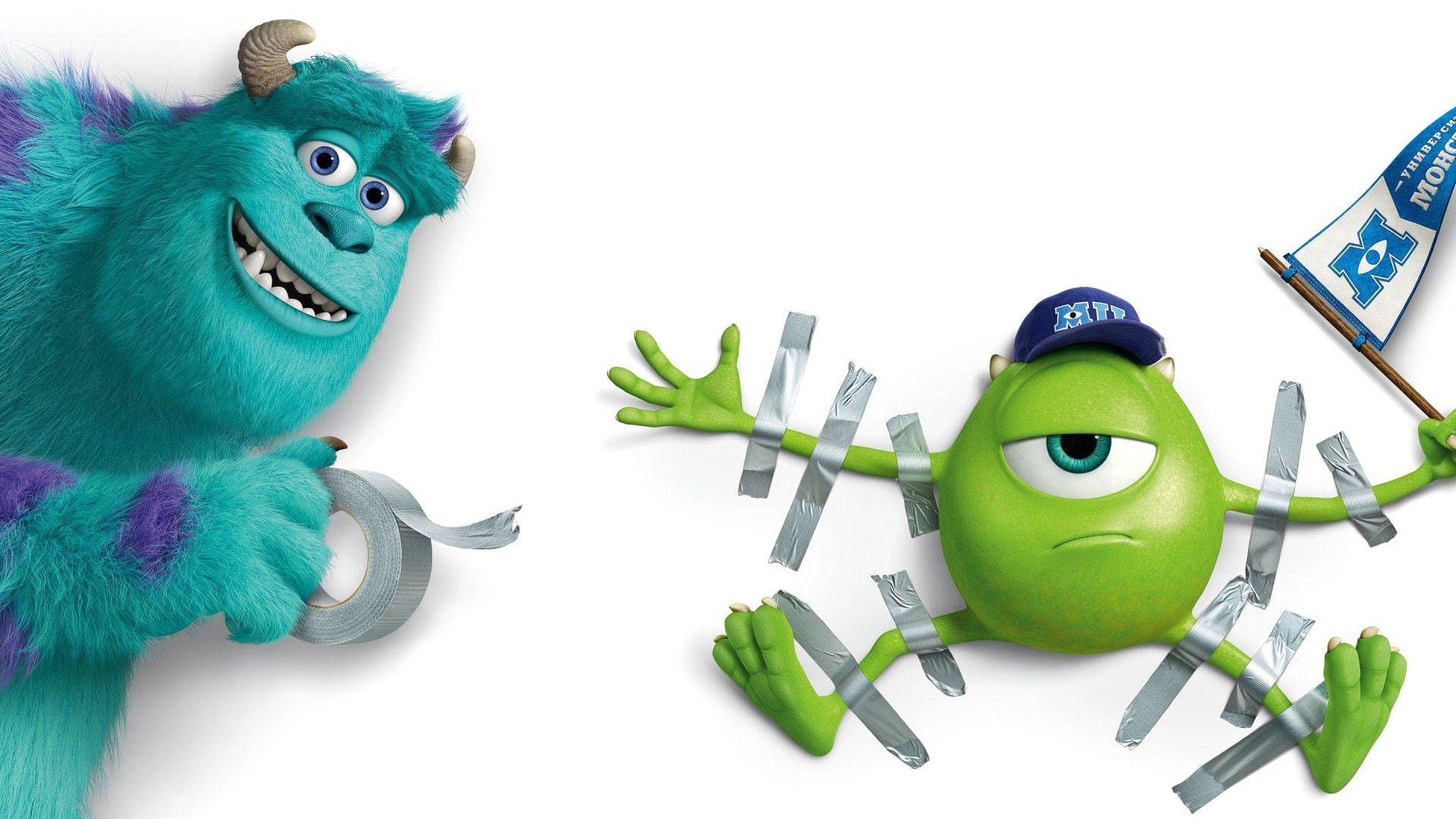 1920x1080 Download Monsters University Mike Wazowski With Sulley Wallpaper