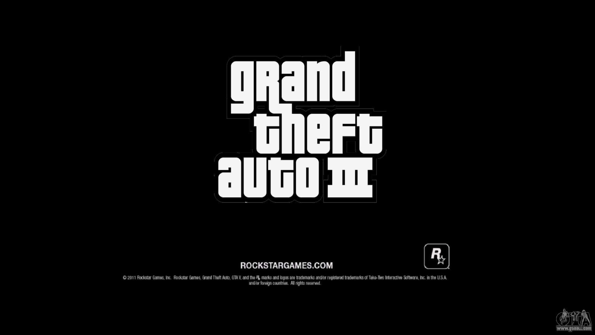 1920x1080 GTA III Loading Screen Style GTA V for GTA San Andreas