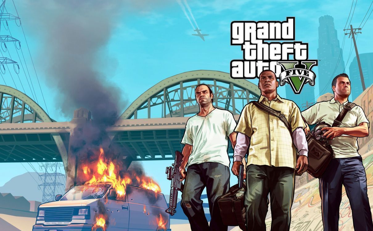 1210x750 Wallpaper Gta Grand Theft Auto v, Rockstar Games, Rockstar North, pc Game, Background Free Image