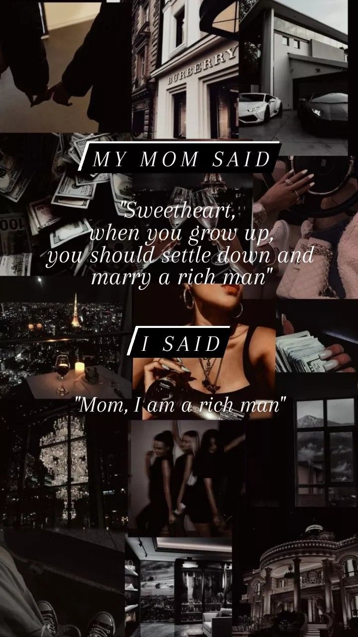 720x1280 I am a rich man wallpaper